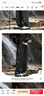 杉努（SHANNU）暴雨級防水沖鋒褲男秋季戶(hù)外登山美式機能工裝褲子 黑色 2XL 曬單實(shí)拍圖
