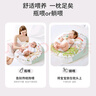LOVEMAMI英國斜坡枕嬰兒防吐奶斜坡墊寶寶防嗆奶哺乳枕躺喂奶神器 梅布爾田野【安全帶款 】 曬單實(shí)拍圖