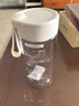 京東京造 水杯 運(yùn)動(dòng)大容量學(xué)生兒童杯子茶水分離【Tritan】茶杯白550ml 曬單實(shí)拍圖