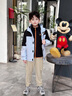Skechers斯凱奇沖鋒衣男女童裝新款三合一防水搖粒絨休閑外套套裝P424K080 淡湖水藍/05FR 150 曬單實(shí)拍圖