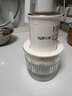 蘇泊爾（SUPOR）嬰兒輔食機 料理機 寶寶打泥機輔食工具 懸浮4葉刀雙杯 FB19B 曬單實(shí)拍圖