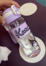 Hello Kitty小學(xué)生水杯高顏值塑料杯子男女兒童上學(xué)專用運(yùn)動(dòng)水杯雙飲杯600ml 曬單實(shí)拍圖