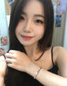 Jay 新中式竹節(jié)手鐲仿貓眼石手飾女竹子手飾七夕情人節(jié)禮物送女友 曬單實(shí)拍圖