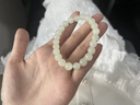 胖東來品質(zhì)高端天然和田玉手串女款手鏈玉石冰晴水散珠手鐲白玉 【高端白冰晴】珠徑約8mm --【優(yōu) 曬單實(shí)拍圖