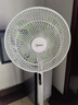 美的（Midea）【幸運(yùn)草安睡1S】一級能效直流變頻聲控電風(fēng)扇家用遙控臥室靜音落地扇臺式桌面抗菌大風(fēng)力轉(zhuǎn)頁扇 曬單實拍圖