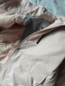 森馬（Semir）輕松羽絨|羽絨服女寬松連帽面包服時(shí)尚冬防潑水防風(fēng)外套百搭 橡皮粉（白鴨絨）61214 M 曬單實(shí)拍圖
