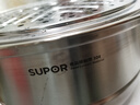 蘇泊爾（SUPOR）蒸鍋304不銹鋼多功能湯蒸鍋雙層蒸架燉煮蒸炒加大容量磁爐通用 10.8L丨加大容量 2層 30cm 曬單實(shí)拍圖