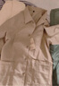 無(wú)印良品（MUJI）男式 漢麻混斜紋 襯衫式夾克 男士外套 休閑 長(cháng)袖 25年春季 男裝 米色 M （170/92A） 曬單實(shí)拍圖