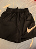 耐克（NIKE）女運動(dòng)短褲 夏季 梭織超薄 跑步休閑 清爽舒適 DM6740-010 黑 L 曬單實(shí)拍圖