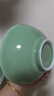 龍泉青瓷家用米飯碗高腳斗笠碗稀飯碗陶瓷酒店餐飲耐高溫加熱喇叭碗湯碗 弟窯梅子青【6寸】 曬單實(shí)拍圖