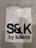 班尼路（Baleno）S&K系列短袖男夏季重磅純棉T恤吸濕排汗透氣青少年潮流簡約上衣 【重磅純棉】-白#PB楓葉棕標 XL 曬單實拍圖