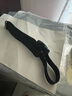 男女彈力腰帶松緊帶橡皮筋舒適輕便無(wú)痕塑料膠扣 純黑-30mm寬-欖形扣 曬單實(shí)拍圖