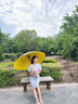 愛上雨24骨雨傘長柄防水套超大多人自動(dòng)加大加固加厚結(jié)實(shí)抗風(fēng)暴雨專用傘 【黑膠防曬】16骨防水套-活力黃 曬單實(shí)拍圖