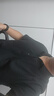 十如仕短袖polo衫男春夏季透氣吸濕速干翻領(lǐng)商務(wù)休閑通勤 t恤 P12-01 黑色 XL 曬單實拍圖