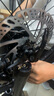 喜德盛（xds）山地車(chē)黑客350鋁架21速避震前叉機械碟剎運動(dòng)單車(chē) 黑/銀 17 曬單實(shí)拍圖