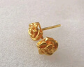 周生生足金幸福玫瑰花耳釘一對黃金耳環(huán)女68730E定價(jià) 曬單實(shí)拍圖