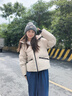 波司登25新款羽絨服女短款90絨冰雪運動(dòng)時(shí)尚冬季連帽保暖外套B250246804 焙茶色7E40 S 160/84A 體重約100-110斤 曬單實(shí)拍圖