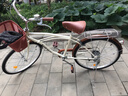 基洛夫內變速自行車(chē)日式碳鋼本單車(chē)復古通勤車(chē)女士公主兒童車(chē)可休閑淑女 象牙白色外 6速 羅拉剎車(chē) 身高163-173CM 24英寸 曬單實(shí)拍圖