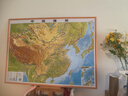 北斗2025年中國世界3d凹凸立體地形圖套裝浮雕地理掛圖三維地貌圖學(xué)生教學(xué)文具生日禮物兒童學(xué)習(xí)用品 2025【80*60厘米金色云紋邊框】中國+世界 曬單實拍圖