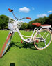 飛鴿（FLYING PIGEON）自行車(chē)成人通勤車(chē)自行車(chē)學(xué)生單車(chē)成人自行車(chē)通勤自行車(chē)女士自行車(chē) 標(biāo)配奶油米|單速|(zhì)輻條輪+禮包 26寸適合160-185cm 曬單實(shí)拍圖
