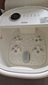 海爾（Haier）泡腳桶家用自動按摩洗腳盆京東自營恒溫加熱足浴桶銀離子理療抑菌高深桶足浴盆七夕禮物HQY-J341W 曬單實拍圖