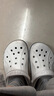 crocs卡駱馳貝雅卡駱班|205089 白/深藍-126 37/38(230mm)  曬單實(shí)拍圖