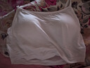 無(wú)印良品（MUJI）女式 萊賽爾短款帶罩杯吊帶衫 帶胸墊女款 25年夏季背心 細肩帶 白色 L （165/88A） 曬單實(shí)拍圖