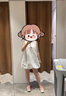 UR2025秋季新款女裝隨時(shí)海灘短款無(wú)袖花卉連衣裙UWH750092 曬單實(shí)拍圖