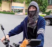 雅爍帽子男冬季防寒騎行面罩冬天保暖口罩脖套加厚抓絨帽防風(fēng)護耳頭套 灰色（帽子圍脖套裝-男女同款） 曬單實(shí)拍圖