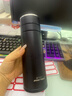 JRINKTEEA日本品牌一鍵速開蓋保溫杯車載男士泡茶杯茶水分離喝茶杯辦公杯 JK72紳士黑500ml 曬單實拍圖