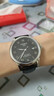 天梭（TISSOT）官旗  瑞士手表力洛克系列時(shí)尚自動(dòng)機(jī)械男表送男友禮物 【龔俊同款】黑盤皮帶 曬單實(shí)拍圖