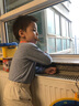 全棉時代新生嬰兒睡衣滿月寶寶和尚服連體衣服嬰幼兒和袍 藍(lán)+假 59碼 曬單實(shí)拍圖