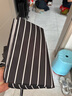 耐典廚師圍裙半身男女條紋圍裙工作服耐臟廚師餐飲服務(wù)員系繩圍腰定制 曬單實(shí)拍圖