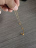 中國黃金（CHINA GOLD）黃金項鏈女士足金小蠻腰項鏈純金生日七夕情人節(jié)禮物送女友老婆 足金小蠻腰項鏈金重約4.6g*甄選禮盒 曬單實拍圖