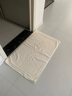 向往新中式五星級酒店純棉浴室地巾新國風(fēng)吸水衛生間地墊歐式毛巾地布 典雅歐-米白色 50*80CM【450g】 曬單實(shí)拍圖