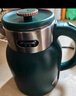 半球（PESKOE）電水壺?zé)畨仉姛崴畨?1.5L 雙層防燙開水壺 304不銹鋼熱水壺 DF1515A-04 綠色 曬單實拍圖