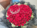百花館鮮花速遞花禮99朵玫瑰花束求婚表白生日禮物送女友愛(ài)人同城小時(shí)送 【此情不渝】99朵|ZZ73 曬單實(shí)拍圖