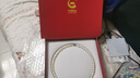 中國黃金（CHINA GOLD）淡水珍珠項鏈媽媽款素珠鎖骨鏈生日禮物送媽媽母親節(jié)實用 珍愛珍珠項鏈 曬單實拍圖