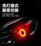 洛克兄弟（ROCKBROS）自行車(chē)尾燈USB充電騎行安全夜騎車(chē)燈警示燈公路山地車(chē)尾燈配件 智能感應小巧輕量Q5mini(雙支款) 曬單實(shí)拍圖