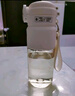 炊大皇水杯ppsu雙飲夏季大容量?jì)和畫(huà)寢寢雰哼m用吸管杯600ml（米色） 曬單實(shí)拍圖