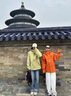 駱駝（CAMEL）沖鋒衣追風(fēng)者男女同款戶(hù)外防風(fēng)防水登山服三合一保暖旅行外套夾克 氧化橙【可拆三合一/男女同款】 M 身高160-165cm，95-110斤 曬單實(shí)拍圖