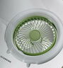 MI小米同款宿舍吊扇桌面小風(fēng)扇辦公室超靜音循環(huán)扇家用床頭床上可懸掛壁掛搖頭一級能效小吊扇 【插電款】清新綠 氛圍夜燈+可吊/站/掛使用 曬單實(shí)拍圖