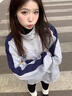 情侶衛衣男女春秋季2025新款美式寬松套頭無(wú)帽外套男學(xué)生百搭上衣 MWZXF-Y206灰色 XL 曬單實(shí)拍圖