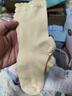 十月結晶孕婦襪純色月子襪春秋款產(chǎn)后透氣產(chǎn)婦花邊簡(jiǎn)約中長(cháng)筒襪3雙 曬單實(shí)拍圖