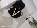 窄版闊腿褲女春秋2025新款小個子顯瘦軟糯云朵褲垂感直筒休閑褲子 黑色 S 【建議80-100斤】 曬單實拍圖