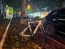 坎普（CAMP）RADON 公路車(chē)鋁合金順泰18變速單車(chē)圈剎運動(dòng)賽車(chē)碳纖維前叉自行車(chē) 白銀色 18速 500碼 曬單實(shí)拍圖