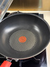 特福（Tefal）炒鍋家用不粘鍋平底炒鍋28cm炒鍋電磁爐燃?xì)庠钔ㄓ糜锈?曬單實(shí)拍圖