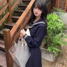 偽娘日系jk制服長(cháng)袖水手服男娘變裝正統基礎款中間服校園供套裝 長(cháng)袖款套裝【送領(lǐng)結】 XL 推薦120-140斤 曬單實(shí)拍圖