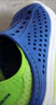 Skechers斯凱奇童鞋男童夏季透氣一腳套網(wǎng)速休閑涼鞋洞洞鞋91995L 曬單實(shí)拍圖