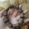 等妃越南芽莊白奇楠節(jié)節(jié)高升富貴竹雕刻手串女男士野生奇楠平安竹手鏈 約11-17*16-18mm*9顆*13g 曬單實(shí)拍圖